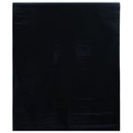 vidaXL Film de fenêtre statique dépoli noir 60x2000 cm PVC