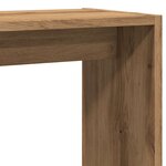 vidaXL Table d'appoint chêne artisanal 50x26x50 cm bois d'ingénierie