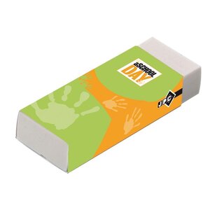 Gomme en plastique (L)60 x (P)21 x (H)11 mm blanche WONDAY