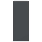 vidaXL Buffet haut anthracite 67x39x95 cm acier