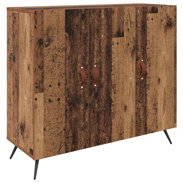 vidaXL Buffet Bois ancien 89 5 x 34 x 80 cm Bois d'ingénierie