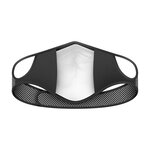 Masque vélo anti-pollution noir & blanc avec filtre FFP2 - taille L (homme & femme)