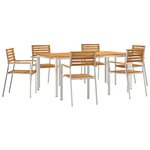 vidaXL Ensemble de jardin 7 Pièces