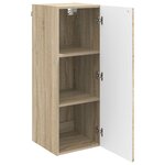 vidaXL Armoire Murale Chêne Sonoma 33 x 34 5 x 90 cm Bois d'ingénierie