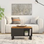 vidaXL Table basse 60x50x35 cm bois de manguier massif