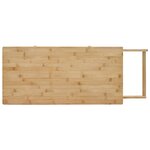 vidaXL Chariot de Cuisine avec Roues Naturel 90 5 x 36 x 86 5 cm