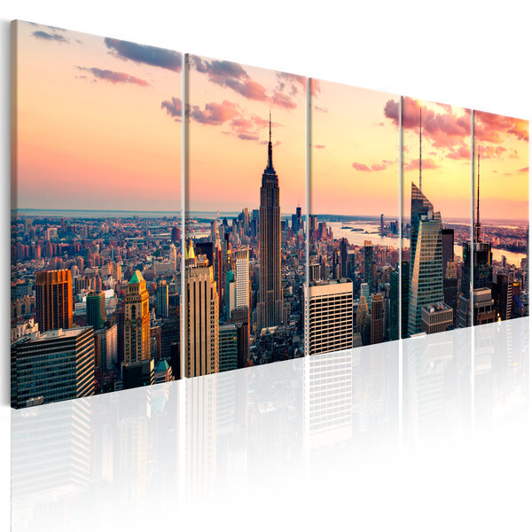 Tableau - beautiful sunset l x h en cm 200x80