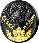 Pièce de monnaie en Argent 2 Dollars g 31.1 (1 oz) Millésime 2023 Black Beasts CZECH LION