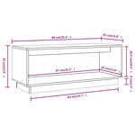 vidaXL Meuble TV 90x35x35 cm Bois de pin massif