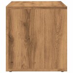vidaXL Boîtes de rangement LP chêne artisanal bois ingénierie