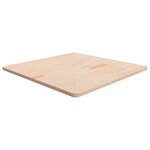 vidaXL Dessus de table carré 90x90x2 5 cm Bois chêne massif non traité