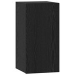 vidaXL Ensemble meuble TV avec tiroir Chêne noir Bois d'ingénierie