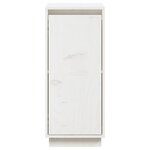 vidaXL Buffet Blanc 31 5x34x75 cm Bois massif de pin