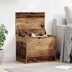 vidaXL Boîte de Rangement avec stockage Bois ancien 60 x 42 x 46 cm
