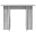 vidaXL Table console Sonoma gris 100 x 30 x 75 cm Bois d'ingénierie