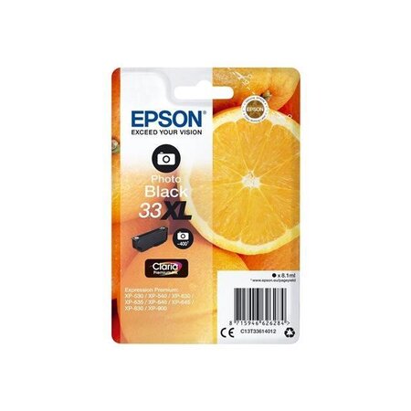 Epson cartouche t3361 - oranges - noir photo xl