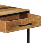 vidaXL Table console 100x55x75 cm en bois massif brut de mangue