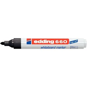 Marqueur effaçable tableau blanc à sec pointe ogive encre au choix Edding E-660