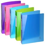 Classeur 4 Anneaux 30mm Iderama Pp Polypropylène 7/10e - A4 Maxi - Couleurs Assorties - Exacompta