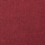 Vidaxl fauteuil de massage inclinable rouge bordeaux tissu