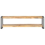 vidaXL Meuble TV 150x30x40 cm Bois de manguier brut