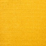 vidaXL Voile d'ombrage 160 g/m² carré jaune 5x5 m PEHD