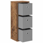 vidaXL Buffet avec tiroir Bois ancien 25 5 x 22 x 69 5 cm