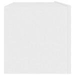 vidaXL Meuble TV Blanc 100x30x30 cm Bois d’ingénierie