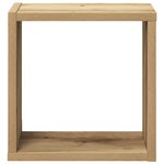 vidaXL Étagères Murales Chêne Artisan MDF avec placage 26 x 15 x 26 cm