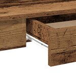 vidaXL Bureau vieux bois 100x45x75 cm bois d'ingénierie