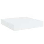 vidaXL Étagère murale flottante 2 Pièces Blanc brillant 23x23 5x3 8cm MDF