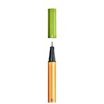 Stylo-Feutre POINT 88 Pointe Fine 0 4 mm Vert pomme STABILO