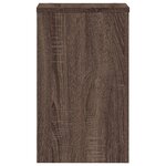 vidaXL Supports pour plantes 2 Pièces chêne marron bois d'ingénierie