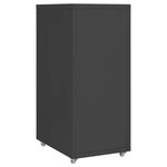 vidaXL Classeur mobile Anthracite 28x41x69 cm Métal