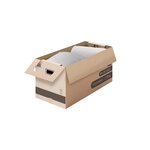 Pack and Move - Lot 40 cartons déménagement XL -80 x 40 x 40 cm - Poignées renforcées - 2 adhésifs offerts