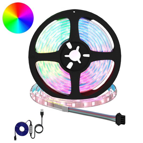 vidaXL Bande LED 2 Pièces Noir et Transparent 210 x 0 8 x 0 3 cm