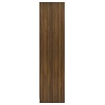 vidaXL Armoire avec tiroirs Chêne marron 50x50x200cm Bois d'ingénierie