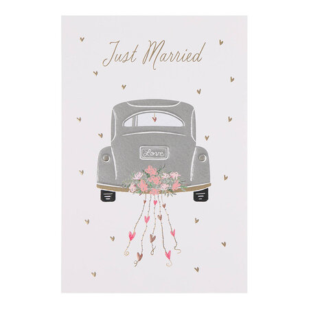 Carte Mariage Just Married - Draeger paris