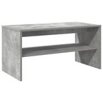 vidaXL Meuble TV Gris cement 80 x 40 x 40 cm Aggloméré