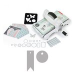 Machine de découpe Big Shot Sizzix + Matrices étiquette ronde et fanion