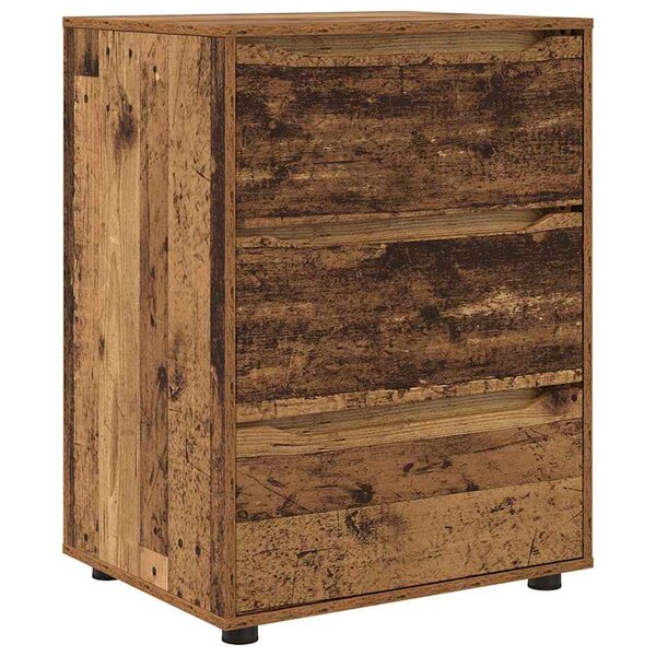vidaXL Armoire de rangement Bois Ancien 60 x 48 x 81 cm