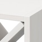 vidaXL Étagère à vin 2 Pièces Blanc 62 x 25 x 62 cm Pin massif