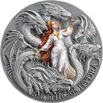Pièce de monnaie en Argent 2000 Francs g 62.2 (2 oz) Millésime 2025 Dragonology MYTHICAL HYDRA