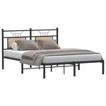 vidaXL Cadre de lit sans matelas chêne sonoma 140x190 cm