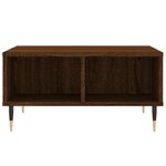 vidaXL Table basse chêne marron 60x60x30 cm bois d'ingénierie