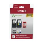 Pack de 2 cartouches d'encre 3713C008 Noir et couleurs Marque Canon + 50 Papier photo (3713C008)