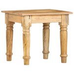 vidaXL Table d'appoint 43 x 43 x 40 cm Bois de manguier massif