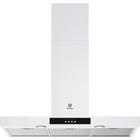 Hotte décorative ELECTROLUX - L90cm - Blanche - 3 vitesses - 68dB