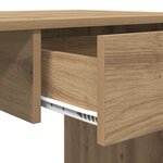 vidaXL Bureau chêne artisanal 100 x 50 x 76 cm Bois d'ingénierie