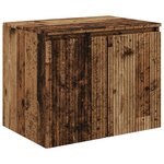 vidaXL Cabinet de Salle de Bain Mural Bois ancien 62 5 x 44 5 x 50 cm
